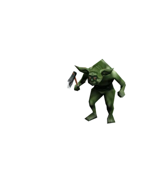 Goblin attacking