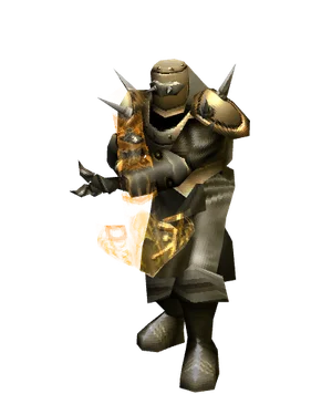Soldier attacking